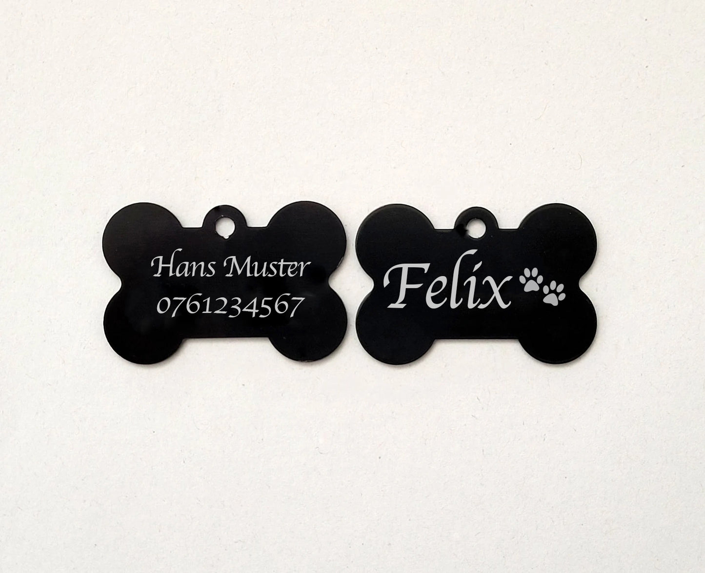 Hundemarke mit Gravur