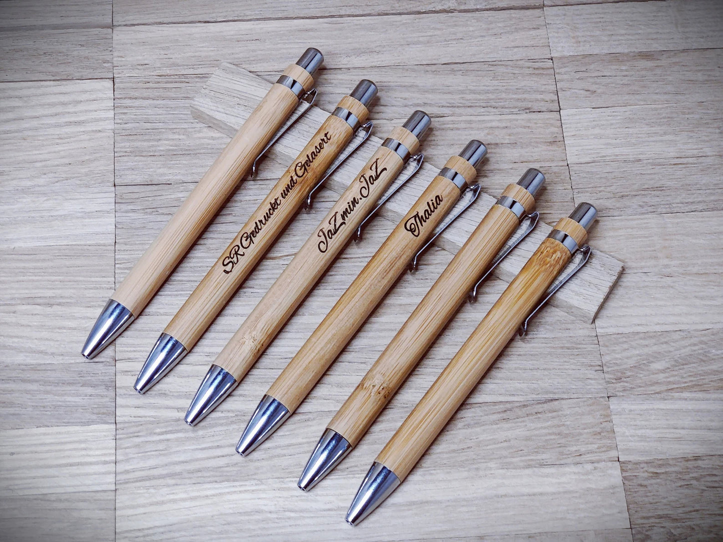 Personalisierter Kugelschreiber aus Holz