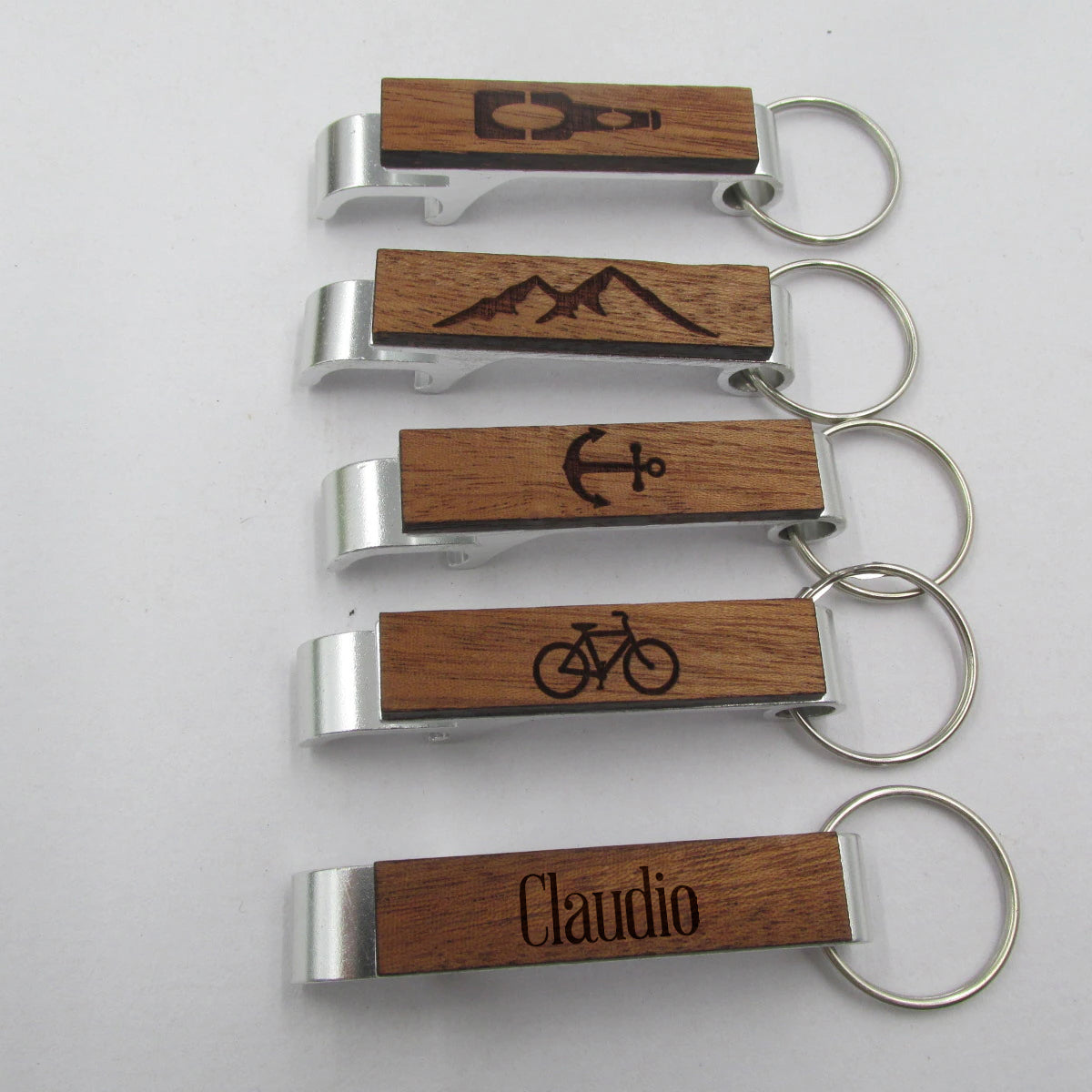 Personalisierter Schlüsselanhänger mit Flaschenöffner
